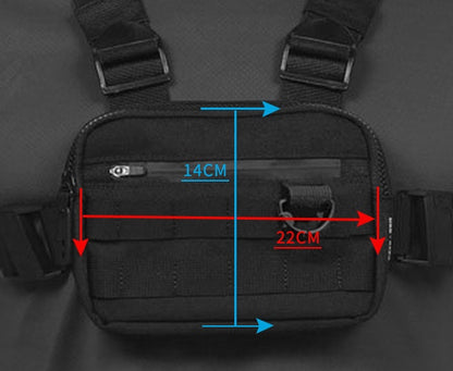 Thr!voltX waterproof wearable outdoor tactical Chest Pack.