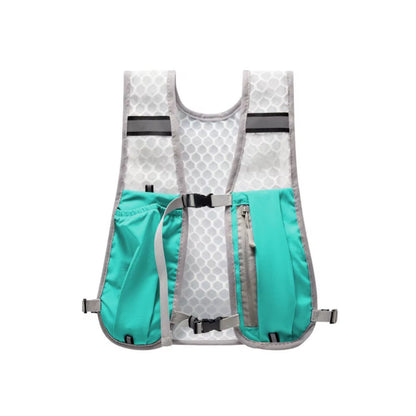 New Running Water Bottle Storage Vest Lightweight Running Vest Reflective Hydration Water Chest Pack with Phone Holder